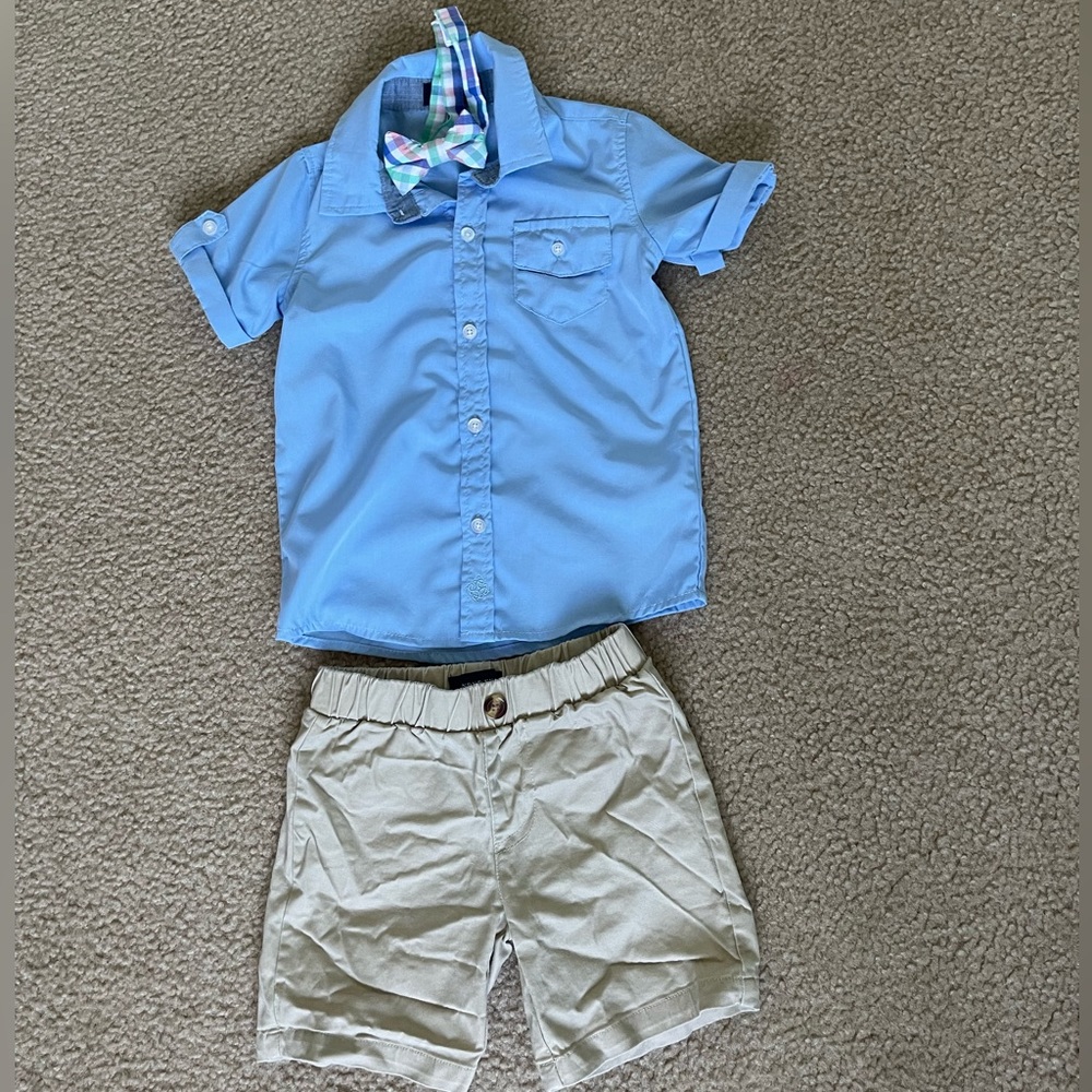 Andy and Evan Shorts, Button Down, and Bow Tie Outfit